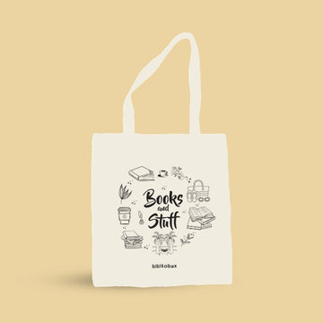 Tote Bag: Books and Stuff