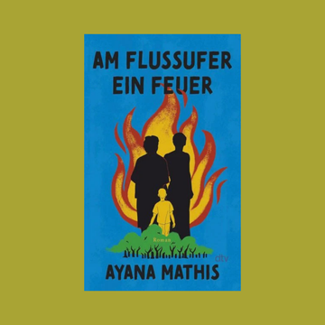 Am Flussufer ein Feuer