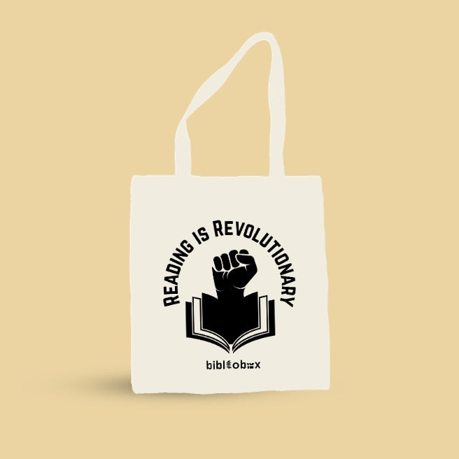 Tote Bag: Reading is revolutionary